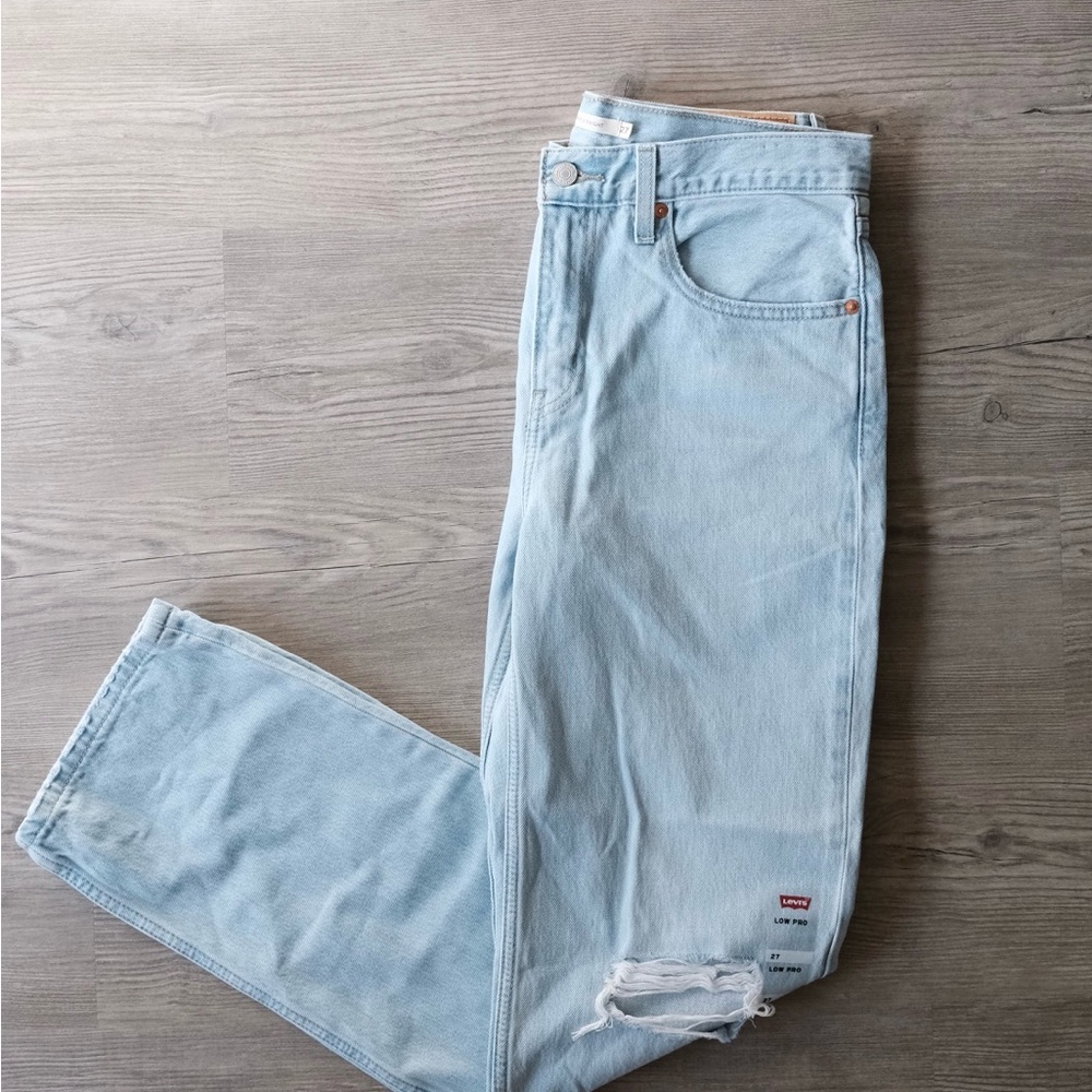 LEVI’S LOW PRO STRAIGHT DENIM JEANS SIZE 27